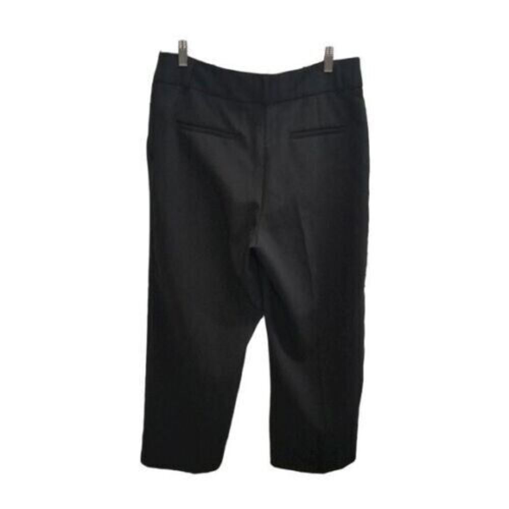 Cynthia Rowley Womens Size 8 Black Solid Cropped Dress Pants - Picture 9 of 9